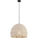 Lunel 1 Light 24 inch Dark Bronze Pendant Ceiling Light