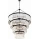 Emory 22 Light 40 inch Black Forged Chandelier Ceiling Light