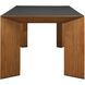 Kelvin 104 X 30 inch Concrete and Teak Dining Table