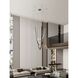 Ayers LED 59 inch Champagne Gold and Black and Brown Chandelier Ceiling Light