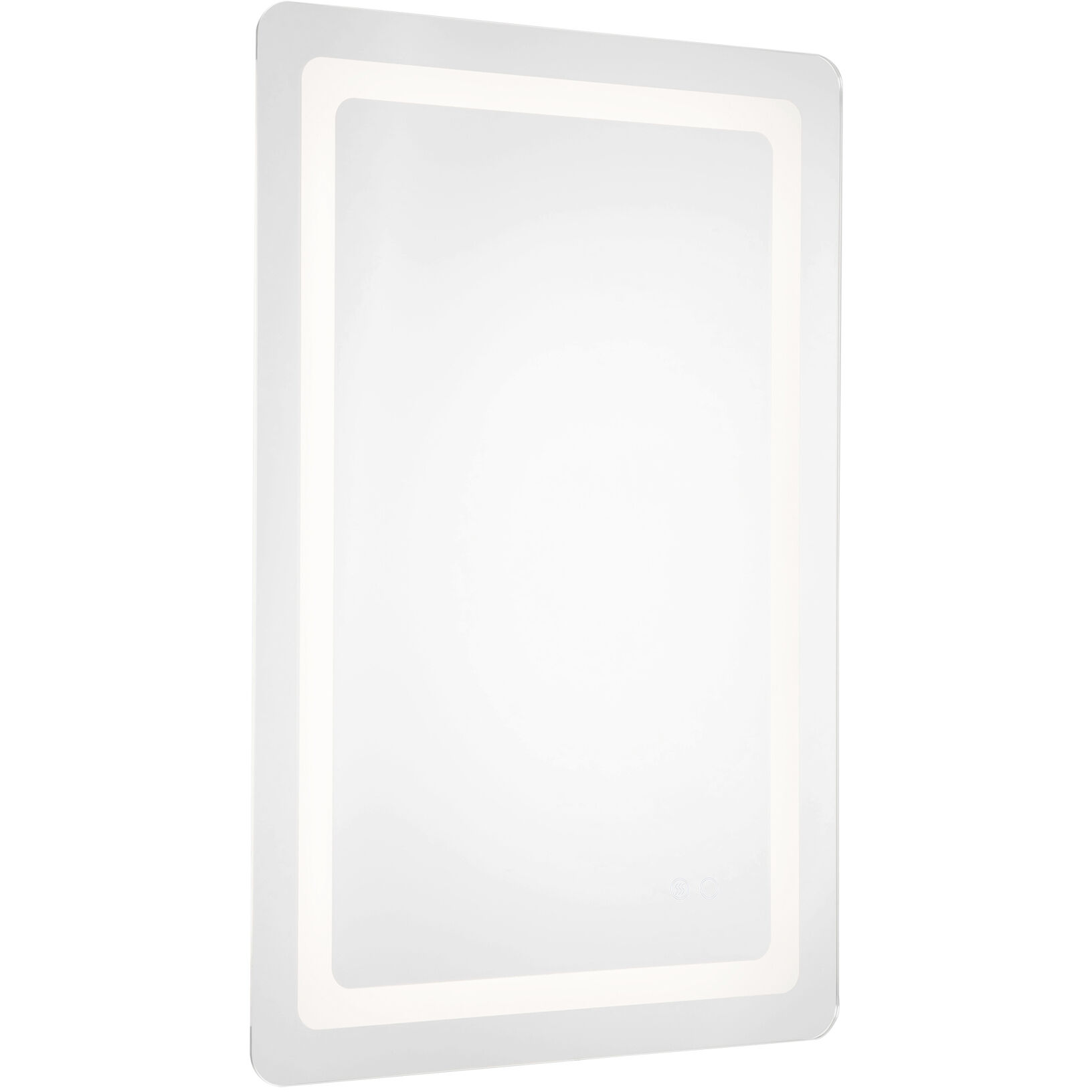 Seneca 36 X 24.13 inch Sandblasted Merc Edge Wall Mirror