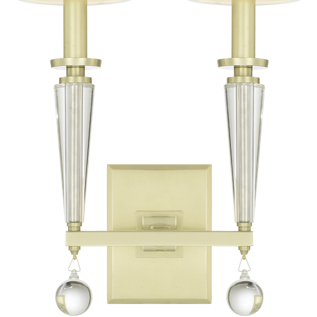 Paxton Sconce Wall Light in Aged Brass