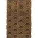 Kabru 96 X 60 inch Dark Brown Rug