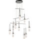 Link 10 Light 35 inch Sterling Mobile Pendant Ceiling Light in Clear Bubble