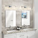 Dalton LED 24 inch Chrome Bathroom Vanity Wall Light