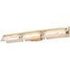 Mingle 3 Light 38 inch Satin Brass Bath Vanity Light Wall Light