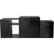 Gropius Cubes 51 X 20 inch Matte Black Console