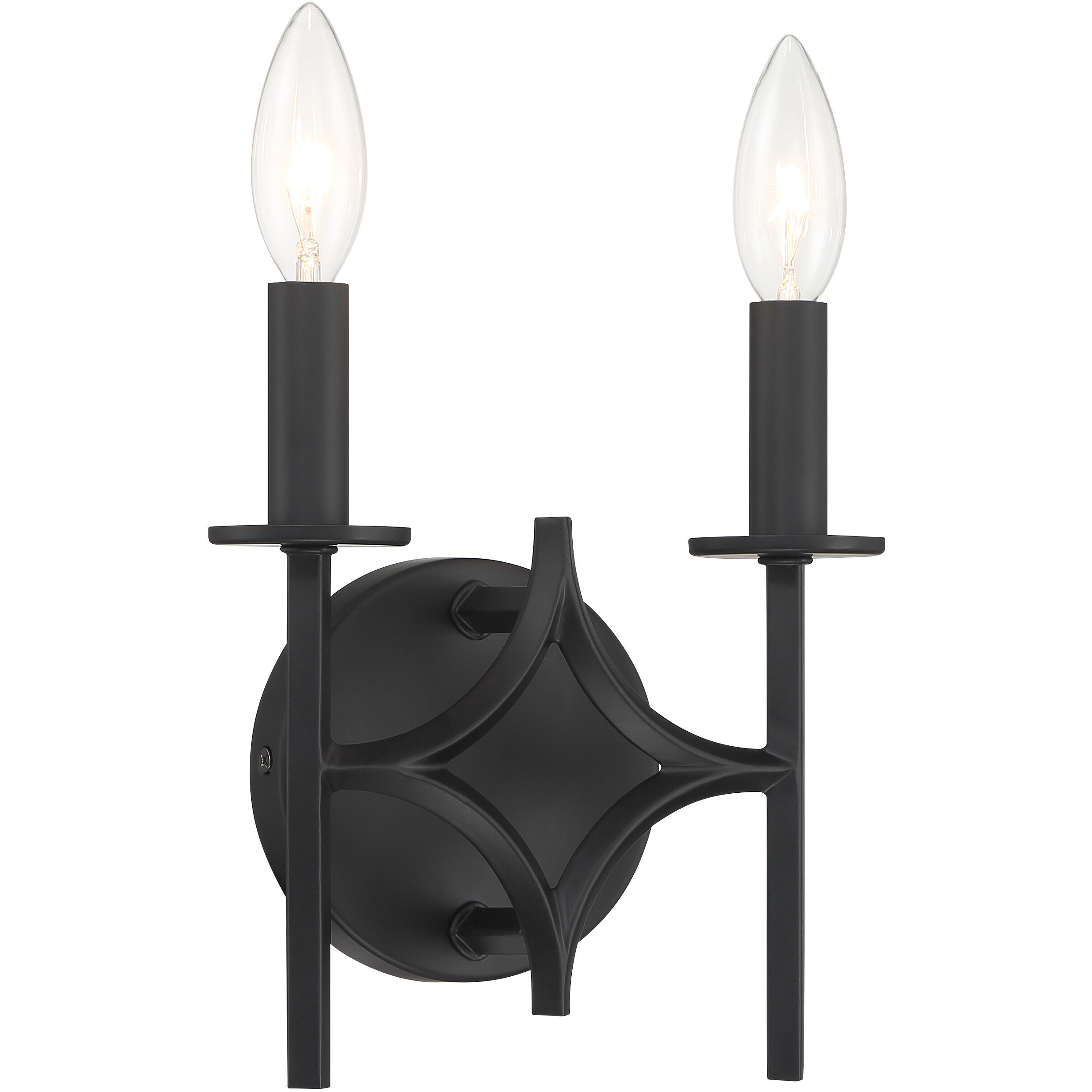 Muncie 2 Light Coal Wall Sconce Wall Light