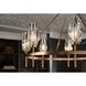 Ana 8 Light 36 inch Heritage Brass Indoor Chandelier Ceiling Light