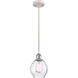 Ballston Small Waverly 1 Light 6 inch White and Polished Chrome Mini Pendant Ceiling Light, Ballston