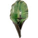 Chelsea House 1 Light 12 inch Dark Green/Brown Glaze Sconce Wall Light