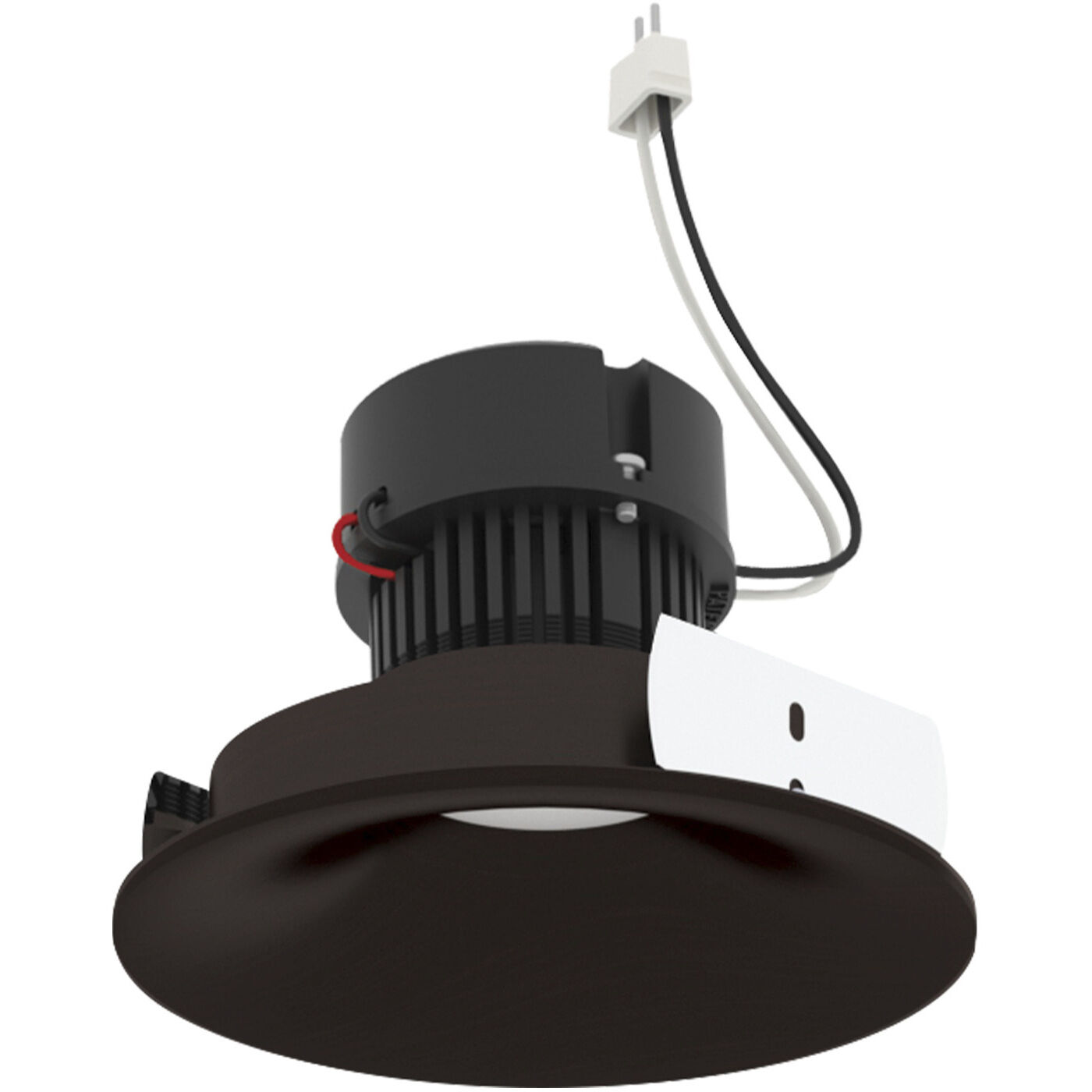 Pearl Bronze LED Round Bullnose Retrofit in 3500K, 4" Retrofit