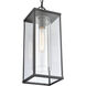 Augusta 1 Light 7 inch Matte Black Outdoor Pendant