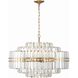 Hayes 16 Light 28 inch Aged Brass Chandelier Ceiling Light