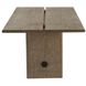 Dominic 91 X 30 inch Willow and Aged Bronze Outdoor Dining Table
