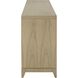 Sunset Harbor Sandy Cove with Beige and Black Credenza