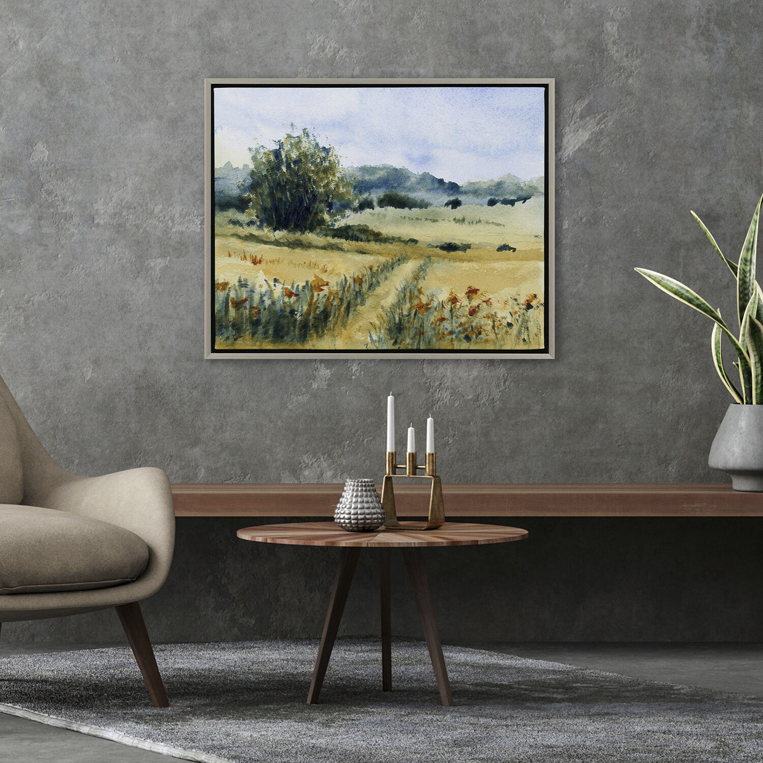 In the Heart of Country Green and Blue Canvas, Propac