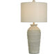 Cameron 32 inch 150.00 watt Cream with Yellow Touches Table Lamp Portable Light