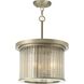 Point Dume&trade; Sequit Point 3 Light 14 inch Antique Nickel Semi-Flush Convertible Ceiling Light, Design Series