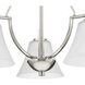 Annette St 3 Light 23 inch Brushed Nickel Chandelier Ceiling Light