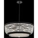 Terzo 9 Light 28 inch Matte Black with Polished Chrome Pendant Ceiling Light