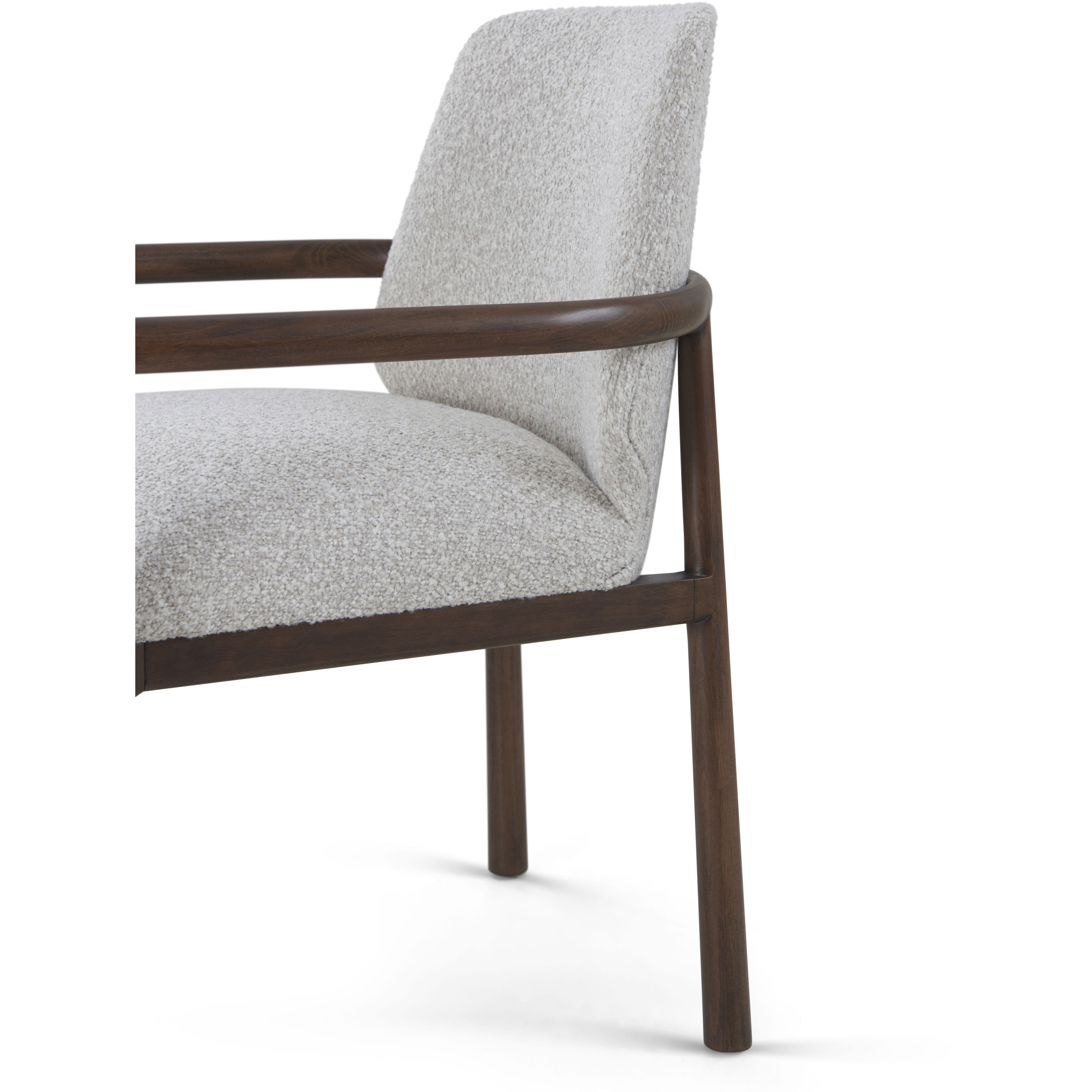 Urbane Campfire Dining Chair, Wooden, Upholstered