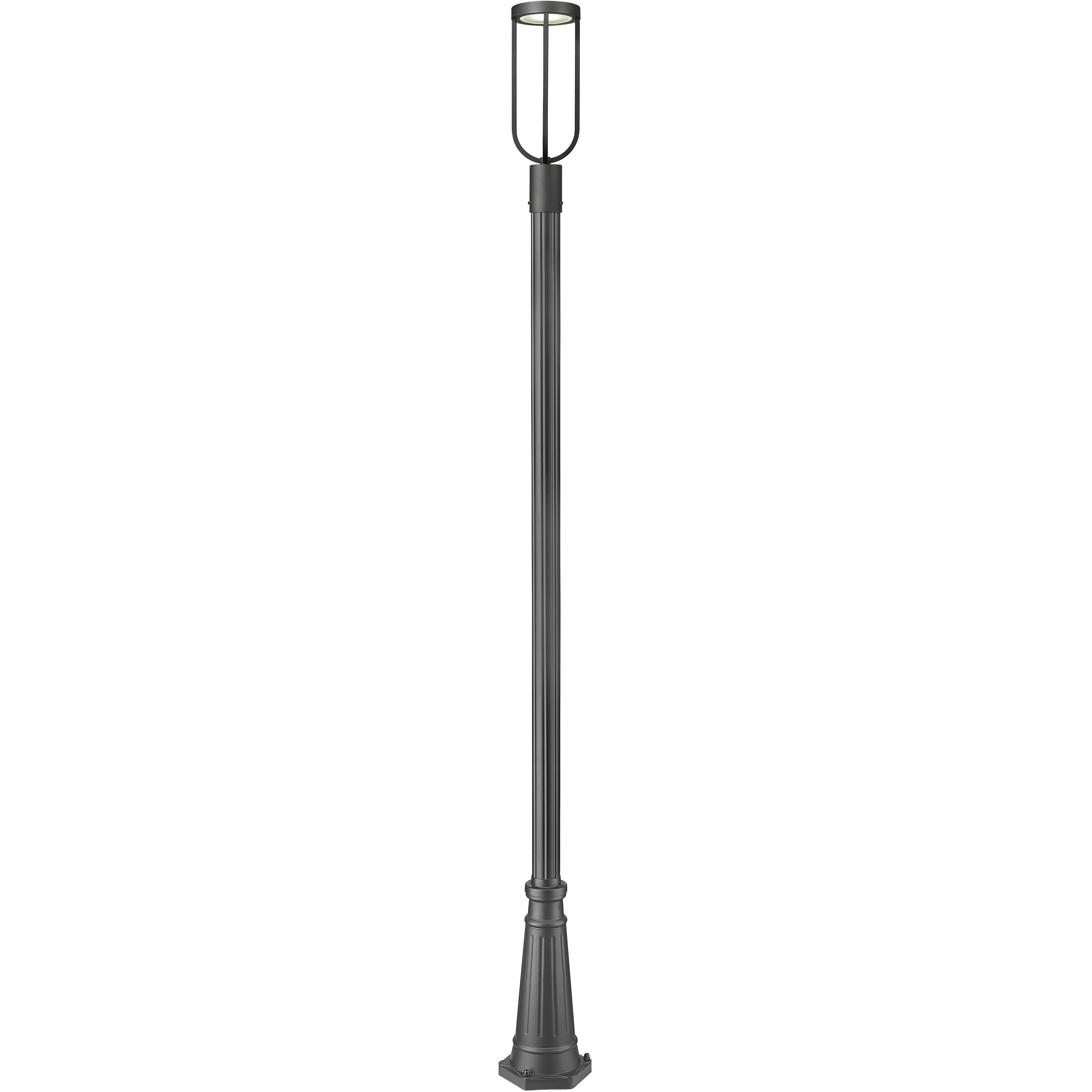 Leland LED 112.5 inch Sand Black Outdoor Post Mounted Fixture