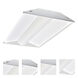 Center Basket LED 24 inch White Troffer Ceiling Light in 3500K