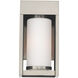Bleecker 1 Light 9 inch Brushed Nickel Outdoor Wall Lantern