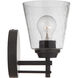 Neighborhood Drake 1 Light 6 inch Flat Black Wall Sconce Wall Light, Neighborhood Collection