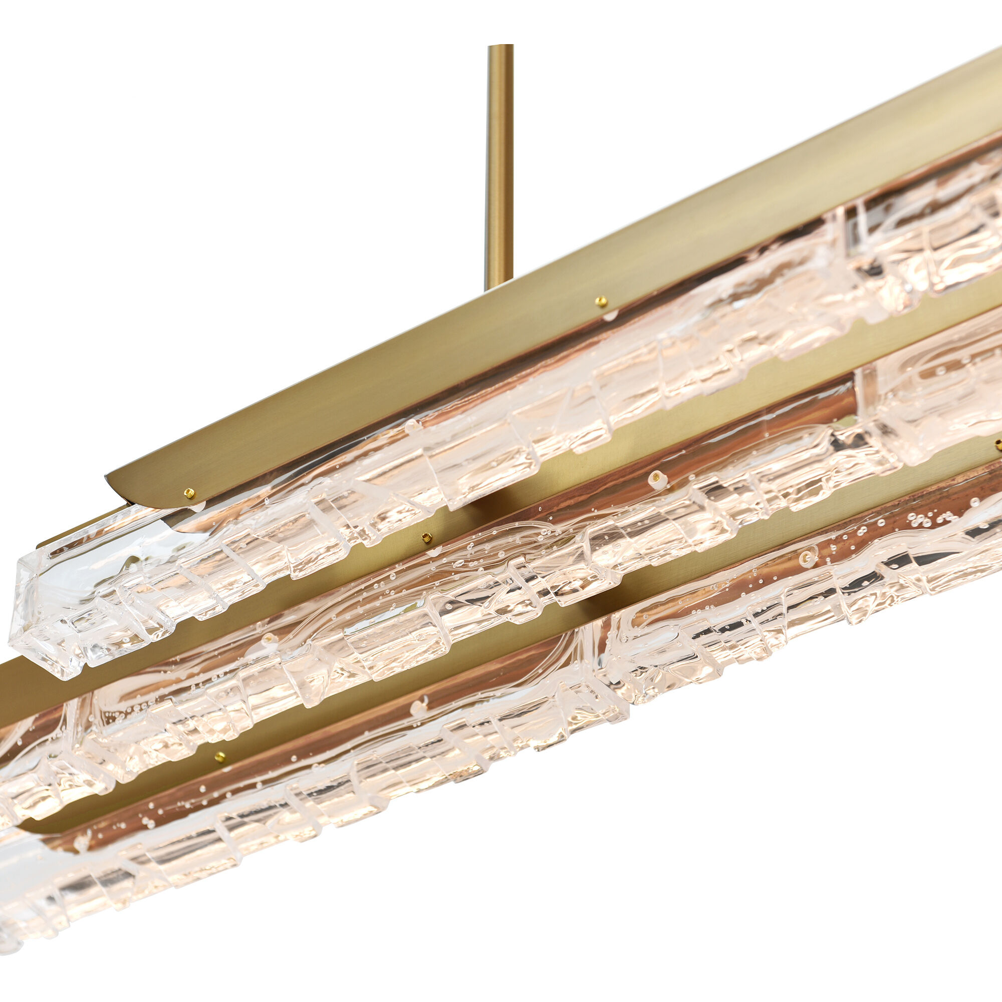 Valira LED 63 inch Brass Chandelier Ceiling Light