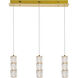 Polaris LED 28 inch Gold Pendant Ceiling Light