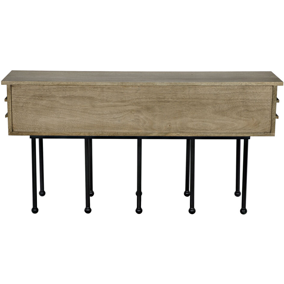 Oliver 60 X 16 inch Washed Walnut Console