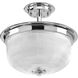 Archie 2 Light 12.38 inch Polished Chrome Semi-Flush Mount Convertible Ceiling Light