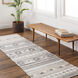 Alyssa 96 X 30 inch Light Grey Rug, Runner
