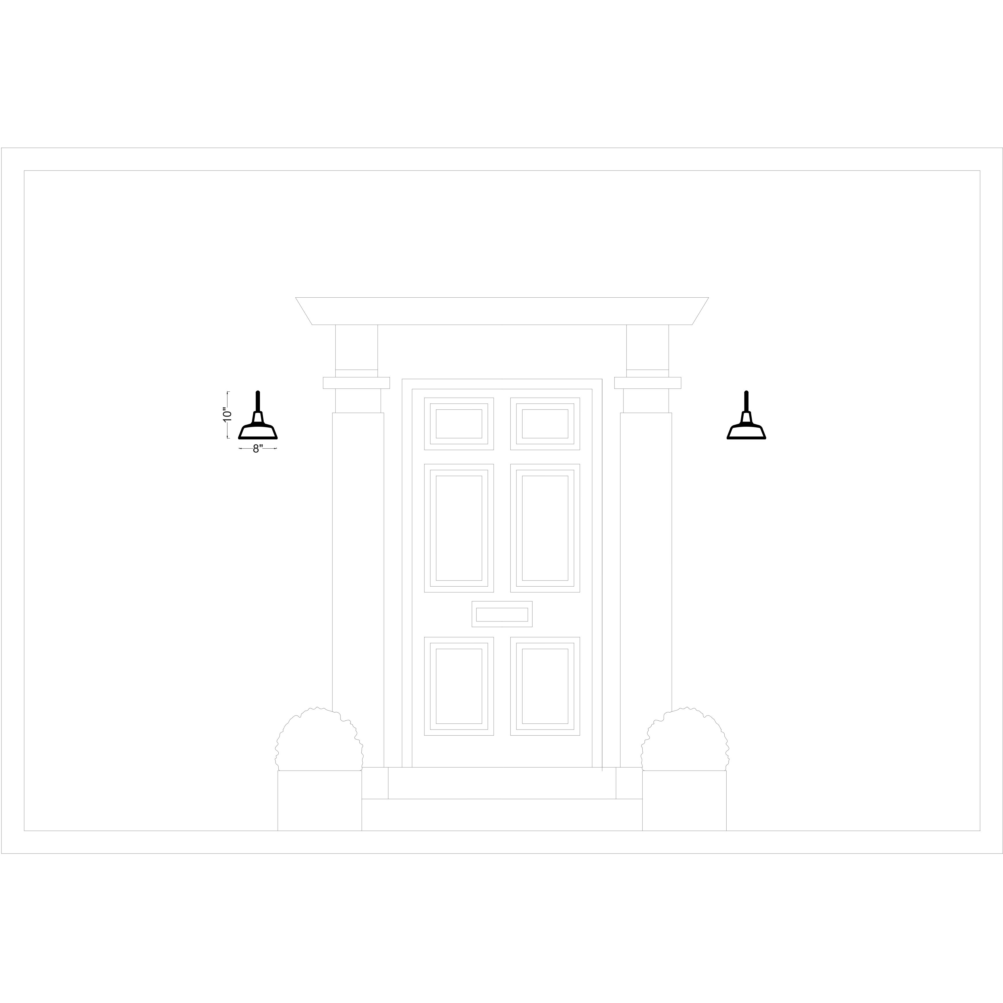 Sean Lavin Barn Light 1 Light 10 inch Weathered Pewter Outdoor Wall Lantern, Small