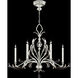 Beveled Arcs 6 Light 44 inch Silver Chandelier Ceiling Light