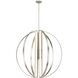 Liv LED 36 inch Brushed Nickel Chandelier Ceiling Light