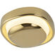 Pebble 8.25 inch Metallic Brass ADA Wall Sconce Wall Light