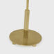 J. Randall Powers Hackney 23 inch 40 watt Hand-Rubbed Antique Brass Table Lamp Portable Light in Linen