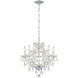 Maria Theresa 6 Light 20 inch Polished Chrome Chandelier Ceiling Light in Clear Swarovski Strass