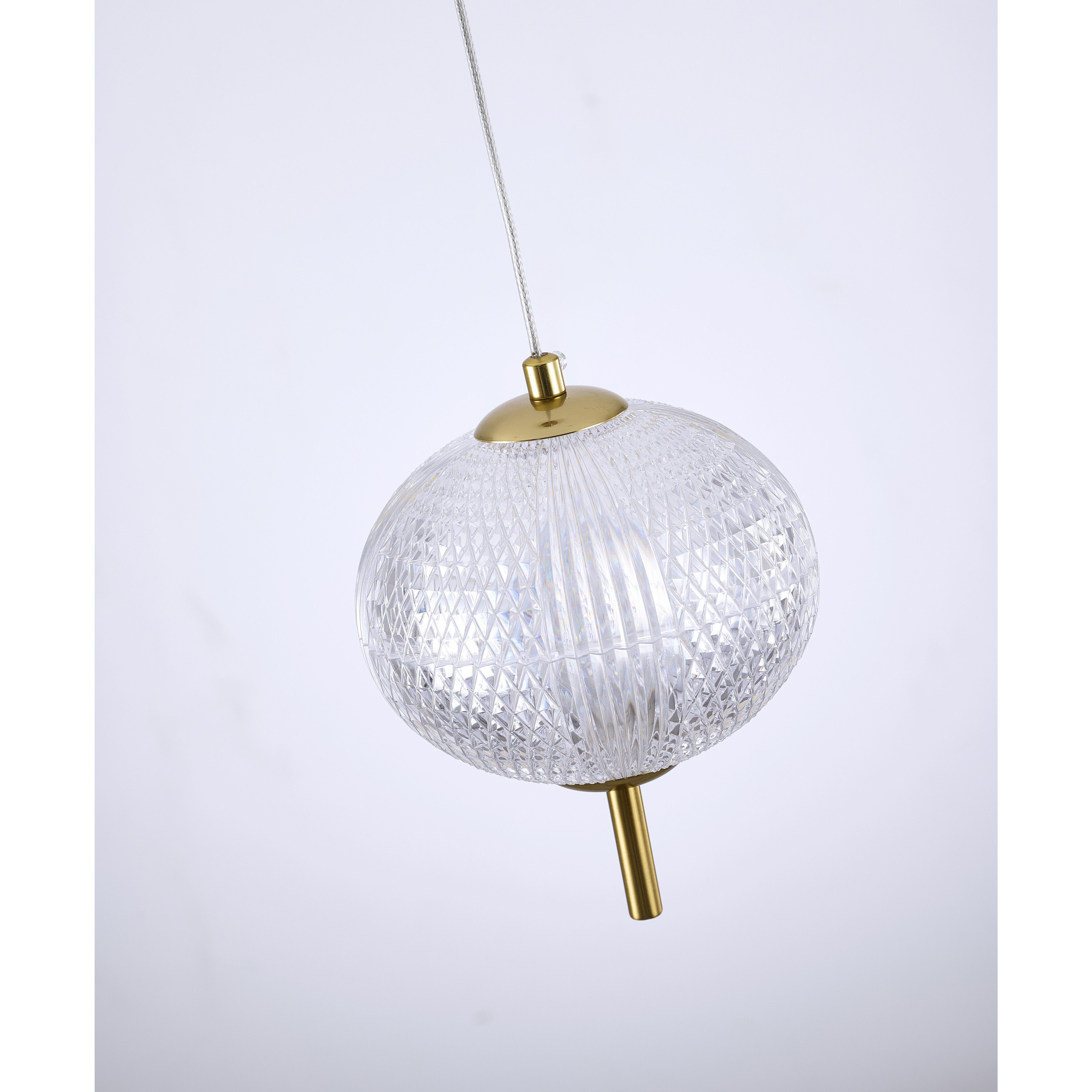 Canada Pendant Ceiling Light in Brass