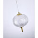 Canada Pendant Ceiling Light in Brass