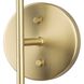 Haas 2 Light 5.87 inch Brushed Bronze Wall Bracket Wall Light, Design Series