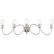 Lansdale 5 Light 34 inch Brushed Nickel Vanity Sconce Wall Light, Large
