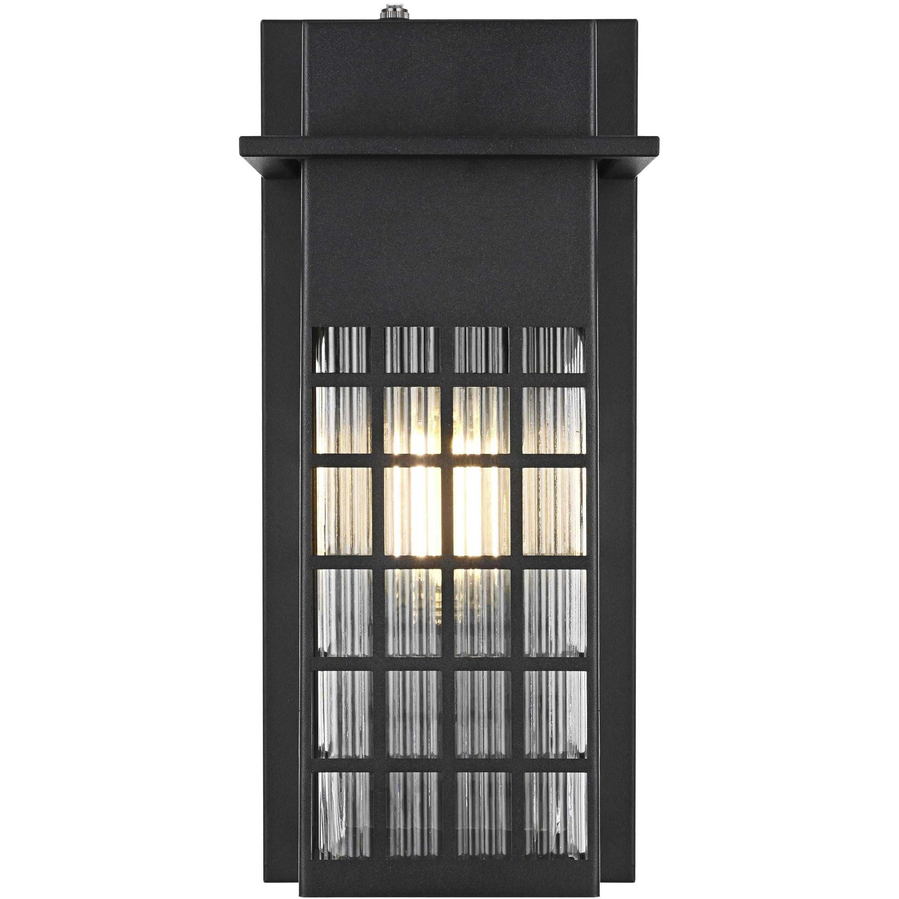 Palmer 1 Light 15 inch Black Outdoor Wall Sconce