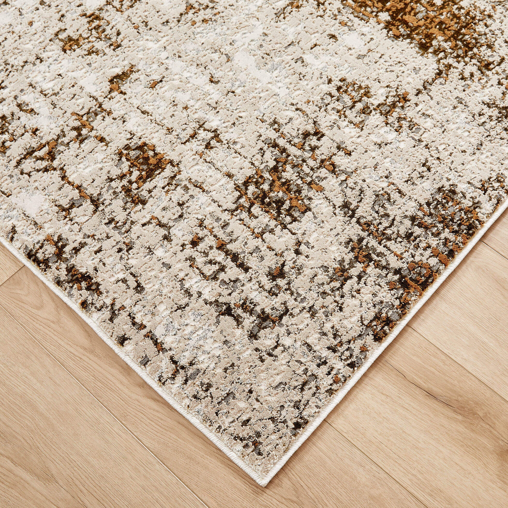 Artema 130 X 94 inch Gold Rug in 8 x 11