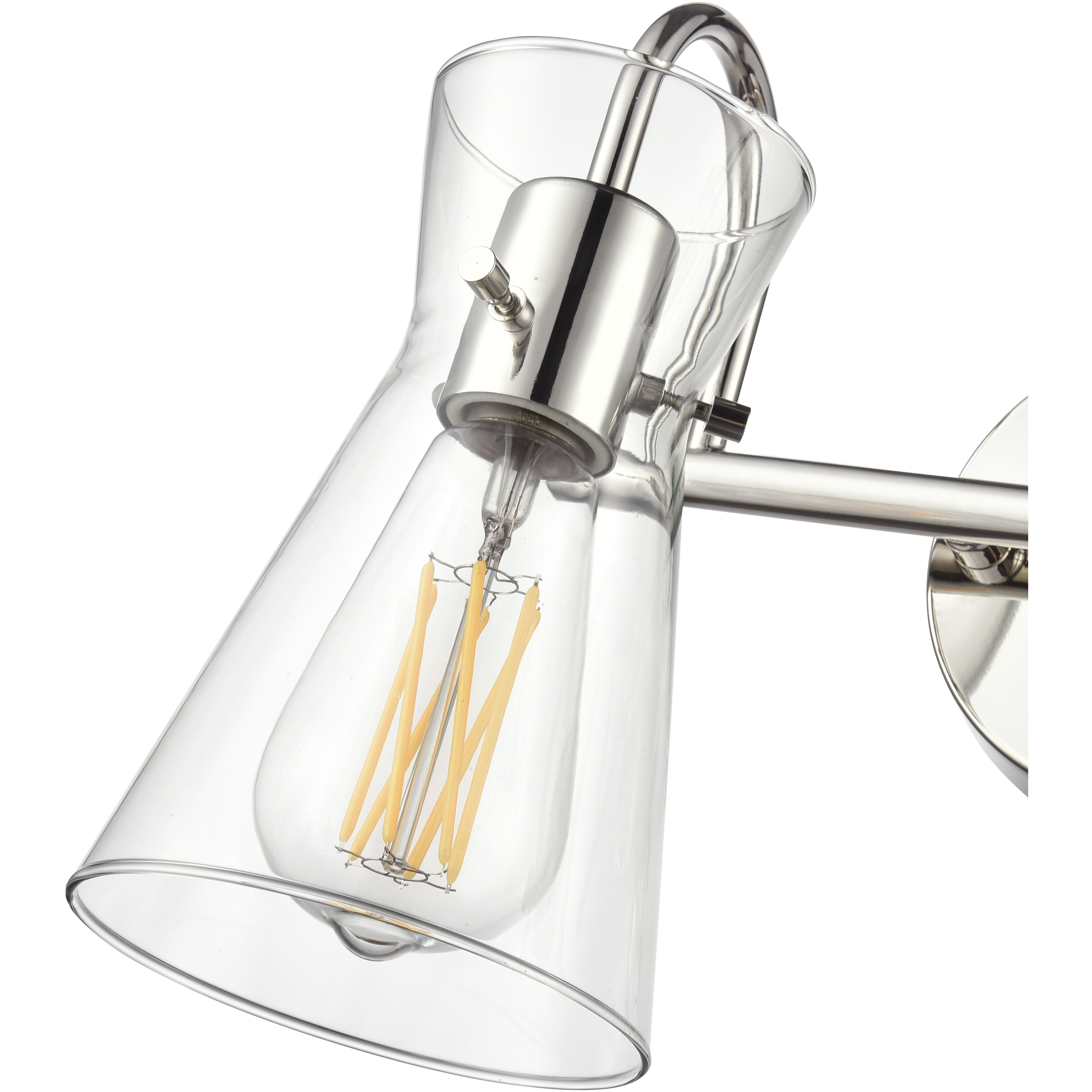 Camellia 2 Light 13.5 inch Polished Nickel Bathroom Vanity Light Wall Light