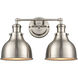 Haralson Vanity Light Wall Light in Satin Nickel