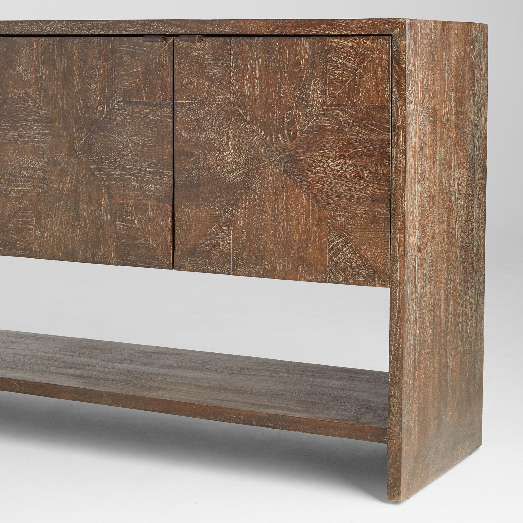 Alta 74.5 X 18 inch Cerused Walnut Console Table